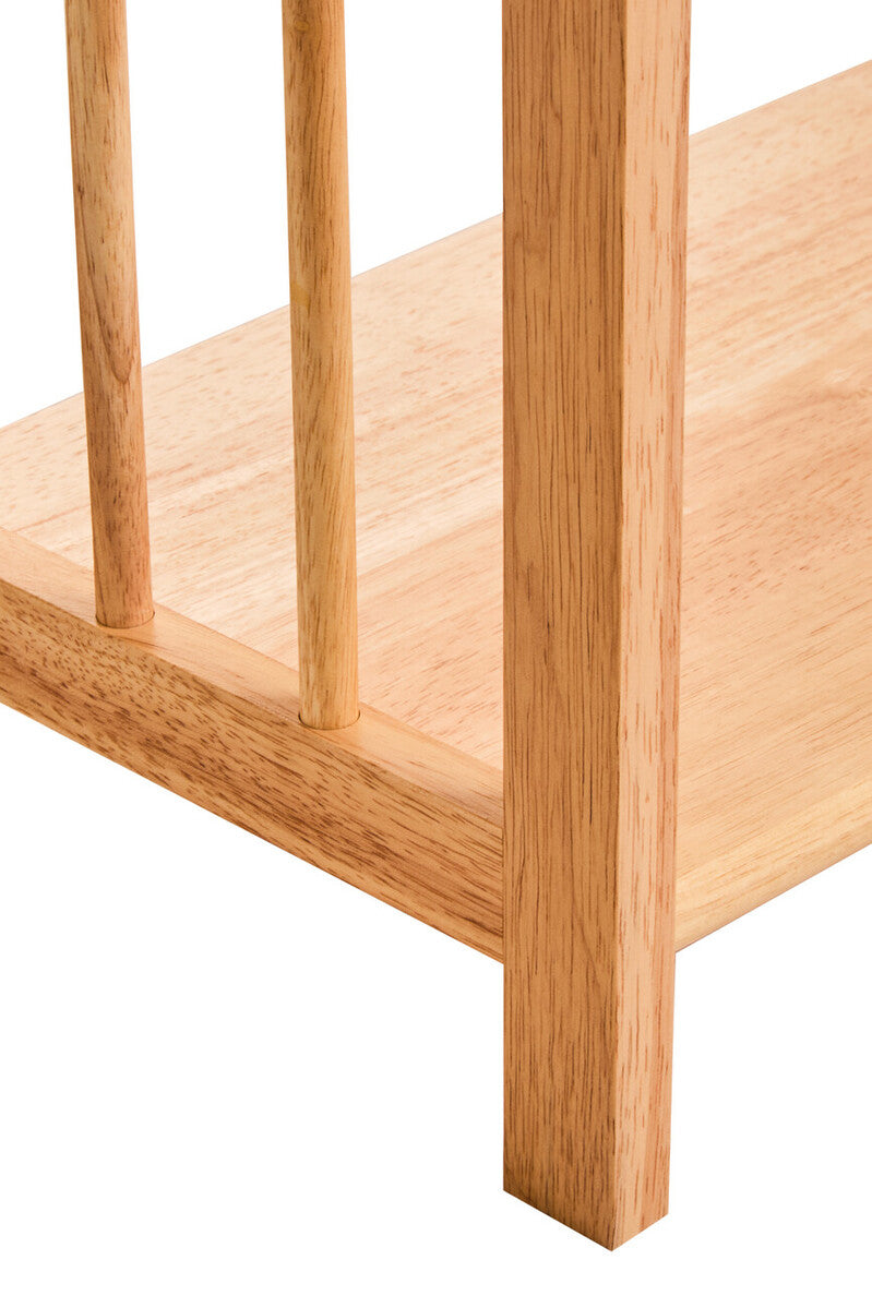 Orsina Heva 3-Tier Foldable Hevea Wood Stackable Shelf Unit