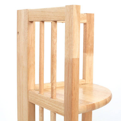 Orsina Heva 3-Tier Corner Shelf Unit | Tropical Hevea Wood Storage
