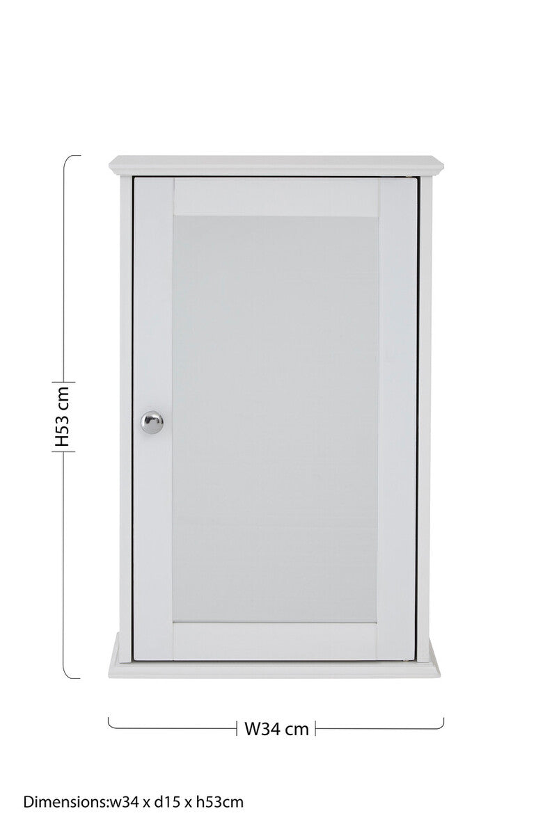 Orsina Portland Mirrored Cabinet – Modern Reflective Storage for Hallways
