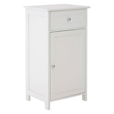 Orsina Portland Modern Storage Cabinet – 1 Shelf and Drawer Unit