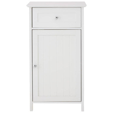 Orsina Portland Modern Storage Cabinet – 1 Shelf and Drawer Unit