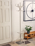 Orsina Kennedy Floor Standing Coat Stand | White Finish, 184cm