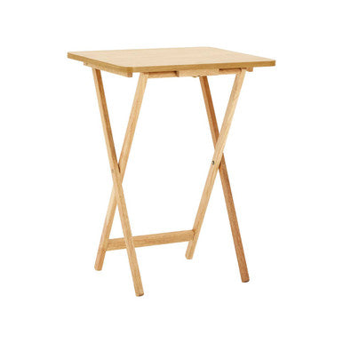 Orsina Heva Tropical Hevea Wood Folding Snack Table – Modern Furniture
