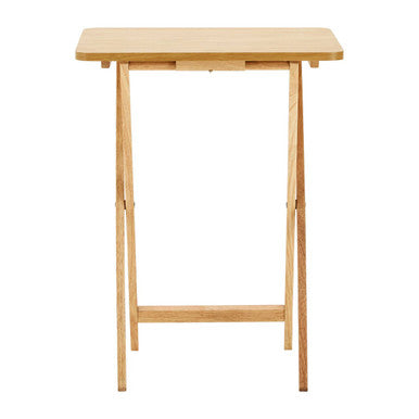 Orsina Heva Tropical Hevea Wood Folding Snack Table – Modern Furniture