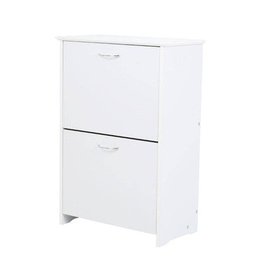 Orsina Ryan White Shoe Storage Cupboard – Modern Hallway Cabinet