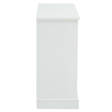 Orsina Portland White Storage Unit | Modern Hallway & Bathroom Cabinet
