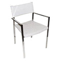 Orsina White Raffia Dining Chairs – Set of 2 Woven Coastal Seating
