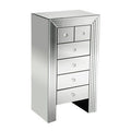 Orsina Mirrored 6 Drawer Chest – Contemporary Glam Bedroom Dresser