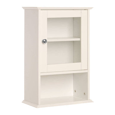 Orsina Portland White Wall Cabinet – Modern Bathroom Storage Unit