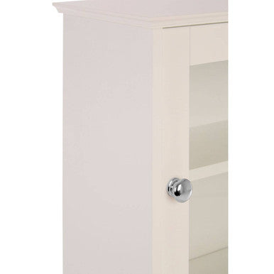 Orsina Portland White Wall Cabinet – Modern Bathroom Storage Unit