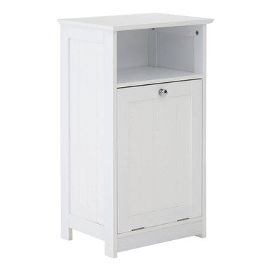 Orsina Portland White Floor Cabinet | Modern Bathroom Storage Unit
