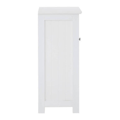 Orsina Portland White Floor Cabinet | Modern Bathroom Storage Unit