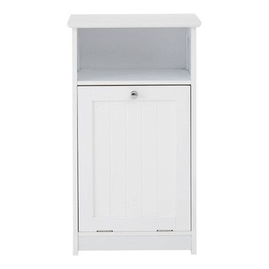 Orsina Portland White Floor Cabinet | Modern Bathroom Storage Unit