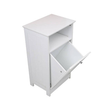 Orsina Portland White Floor Cabinet | Modern Bathroom Storage Unit