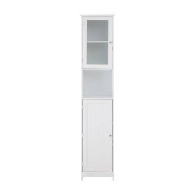 Orsina Portland Floor Standing Tall Cabinet | Slim Bathroom Storage