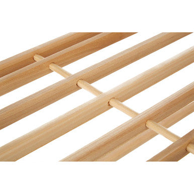 Orsina Arla 2-Tier Shoe Rack – Natural and Cedar Wood Entryway Storage