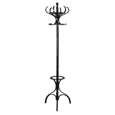 Orsina Kennedy Black Floor Standing Coat Stand – Modern Hallway Storage