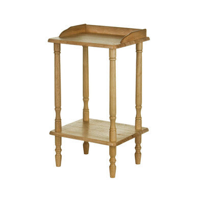 Orsina Heva Tropical Side Table – Durable Hevea Wood Accent Table