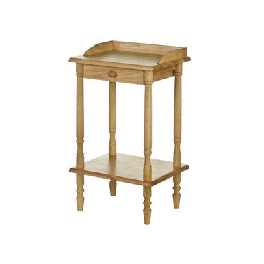 Orsina Heva Rectangular Side Table – Tropical Hevea Wood Accent