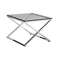 Orsina Montril Criss Cross Frame Coffee Table – Modern Industrial Style