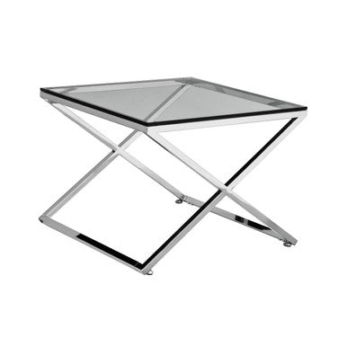 Orsina Montril Criss Cross Frame Coffee Table – Modern Industrial Style