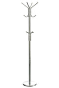 Orsina Drew Chrome Floor Standing Coat Stand | Modern Hallway Organiser
