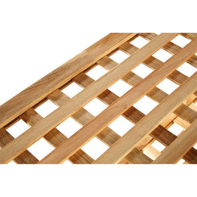 Orsina Arla 4-Tier Walnut Wood Shoe Rack – Grid Design Entryway Storage