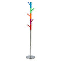 Orsina Joan Multicoloured Acrylic Pegs Coat Stand | Modern Hallway Rack