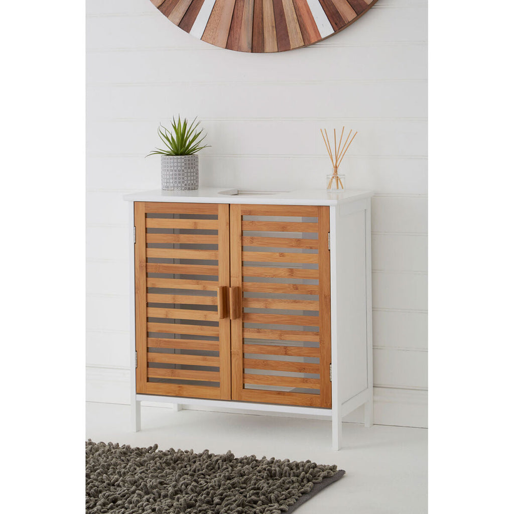 Orsina Verdon Bamboo Door Floor Standing Bathroom Storage Cabinet