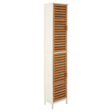 Orsina Verdon Tall Bathroom Cabinet – 4 Shelf Standing Linen Storage