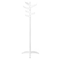 Orsina Bian White Steel ABS Coat Stand – Modern Freestanding Hallway Rack