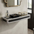 Orsina Carla Crocodile Leather Effect Small Wall Shelf – Modern Decor