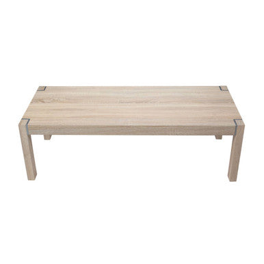 Orsina Loki Nesting Side Tables – Natural Wood Set of 2 for Living Room