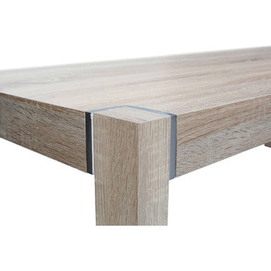 Orsina Loki Nesting Side Tables – Natural Wood Set of 2 for Living Room