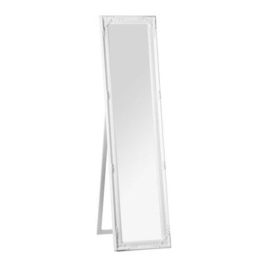 Orsina Brussels Chic Vintage White Floor Standing Full Length Mirror
