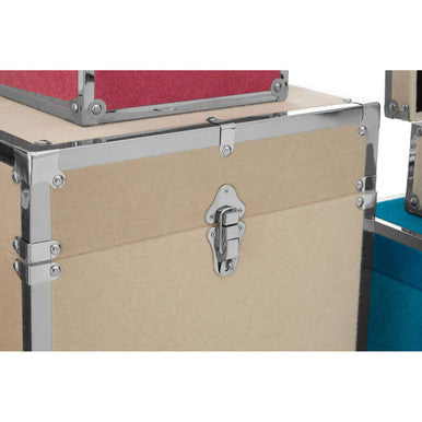 Orsina Carla Multicoloured Storage Trunks – Set of 6 Stackable Boxes