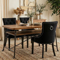Orsina Foundry Industrial Fir Wood Dining Table with Lower Shelf