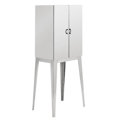 Orsina Lure Stainless Steel Cabinet – Modern Storage Sideboard