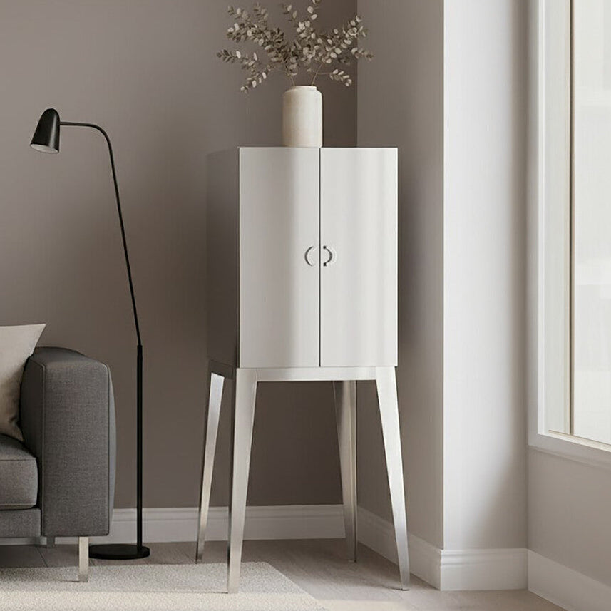 Orsina Lure Stainless Steel Cabinet – Modern Storage Sideboard