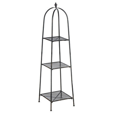 Orsina New York Loft 3 Tier Shelf Unit – Black Industrial Storage