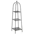 Orsina New York Loft 3 Tier Shelf Unit – Black Industrial Storage