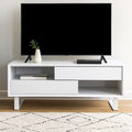 Orsina Moritz White High Gloss Coffee Table with 2 Storage Drawers