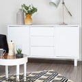 Orsina Moritz White High Gloss Sideboard – Modern Storage Cabinet