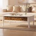 Orsina Bali Coffee Table – White Engineered Wood Living Room Table