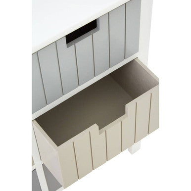 Orsina New England White 6-Drawer Chest – Coastal Bedroom Dresser