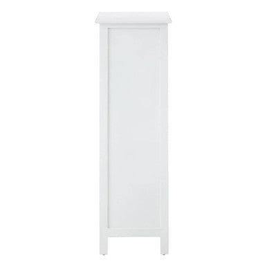 Orsina New England White 5-Drawer Chest | Coastal Bedroom Dresser