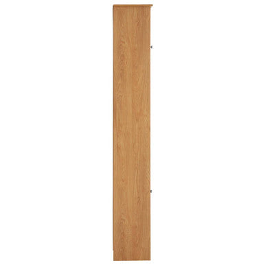 Orsina Portland Tall Oak Veneer Bathroom Cabinet | Slim Storage Unit