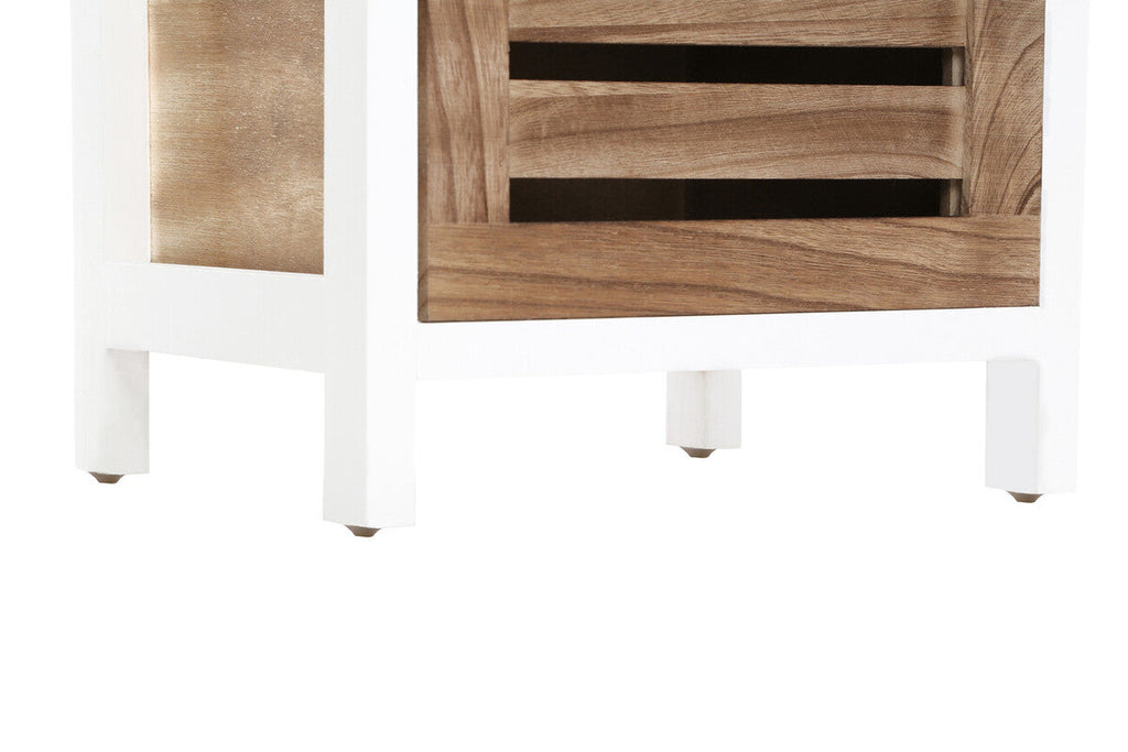 Orsina Portsmouth 4 Drawer Chest – Coastal White & Natural Wood