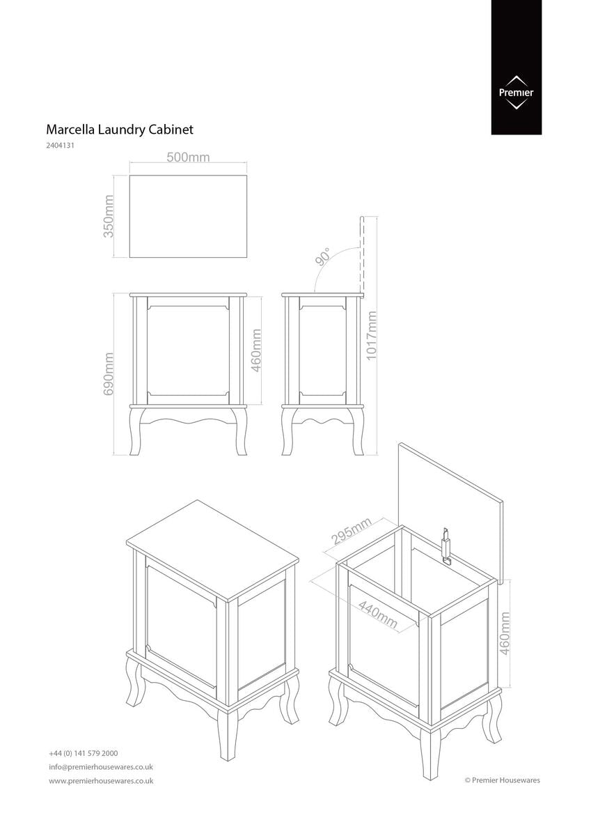 Orsina Marcella Laundry Cabinet | Tall Space Saving Utility Storage