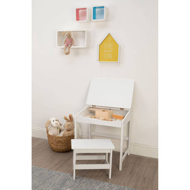 Orsina White Wall Cube Shelves – Set of 3 Floating Storage Cubes